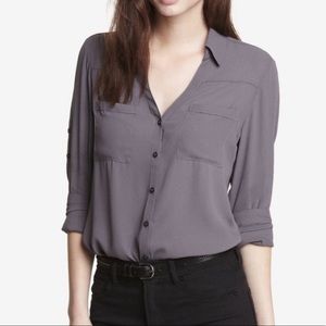 Express Portofino Shirt in Gray!